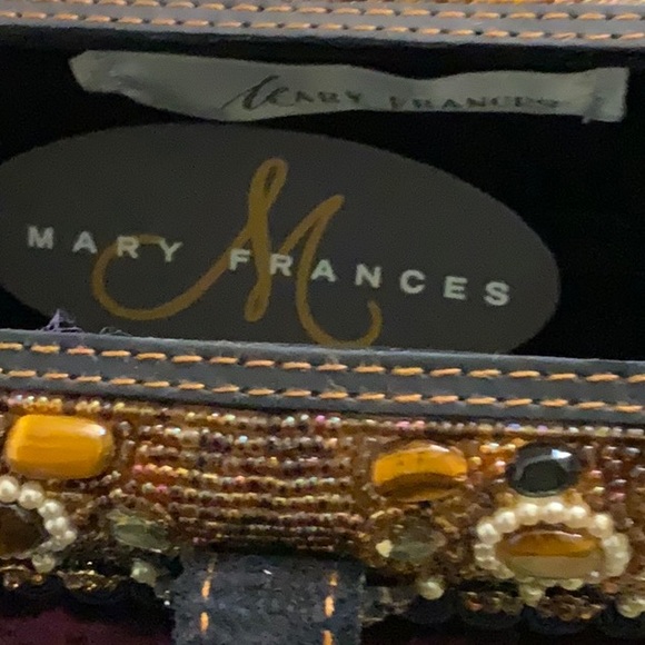 Mary Frances- Handbag- Vintage- Deep Purple- Hand Beaded - Picture 9 of 10